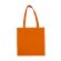 bolsa lisa de algodon con asas largas personalizada naranja