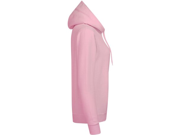 Sudadera Capucha mujer Rosa detalle 4