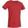 Camiseta de hombre 160 gr 100% algodón personalizada roja