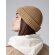 Gorros de invierno con dobladillo de poliacrílico Harbour Natural detalle 6