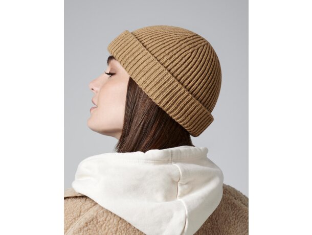 Gorros de invierno con dobladillo de poliacrílico Harbour Natural detalle 6