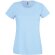 Camiseta original 135 gr de mujer personalizada azul claro