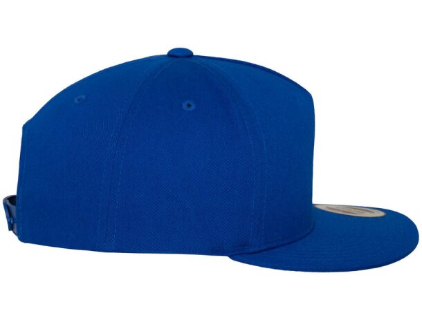 Gorra Snapback 5 paneles Azul royal detalle 12