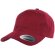 Gorra Twill perfil medio 6 paneles Rojo escarlata