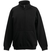 Chaqueta Sudadera Cremallera Entera Niño negra Chaqueta Sudadera Cremallera Entera Niño negra