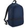 Mochila infantil poliéster con bolsillo delantero Marino francés