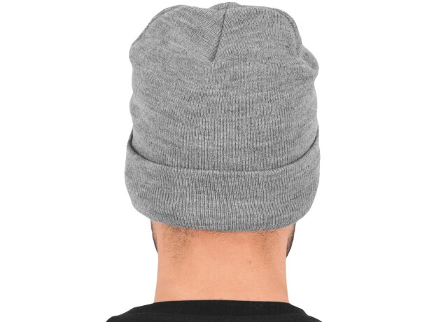 Gorro Heavyweight Gris brezo detalle 4