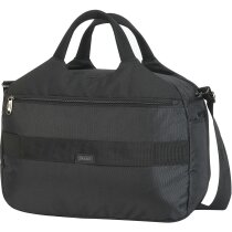 Bolsa maletín con protección para portátil negra Bolsa maletín con protección para portátil negra