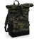 Mochila con correas del hombro ajustables. Camuflaje jungla/negro