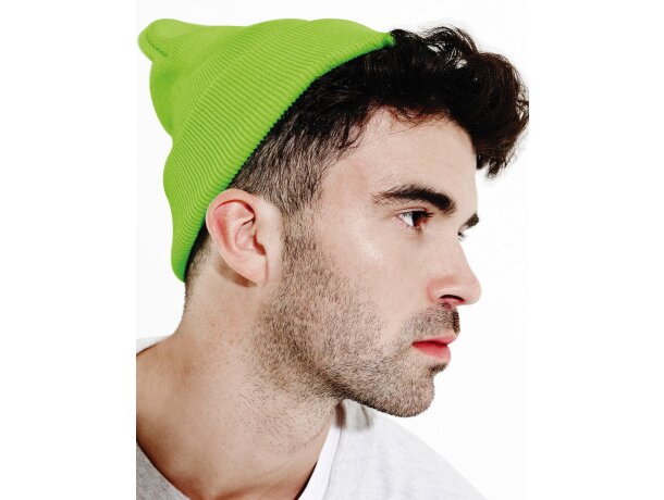 Gorro Doblado Original Verde militar detalle 4