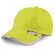 Gorra con detalles reflectantes deportiva amarillo fluorescente