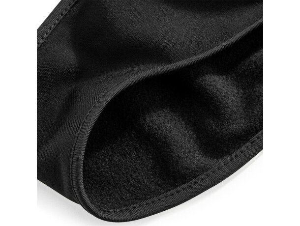 Cinta de cabeza Softshell de deporte Negro detalle 1