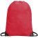 Bolsa mochila impermeable con cuerdas personalizada roja