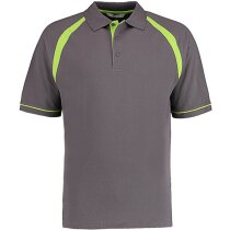 Polo de hombre tejido piqué 205 gr personalizado gris Polo de hombre tejido piqué 205 gr personalizado gris