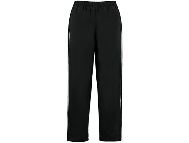 Pantalón deportivo poliéster 115 g/m2 Classic FIT Negro/blanco detalle 1