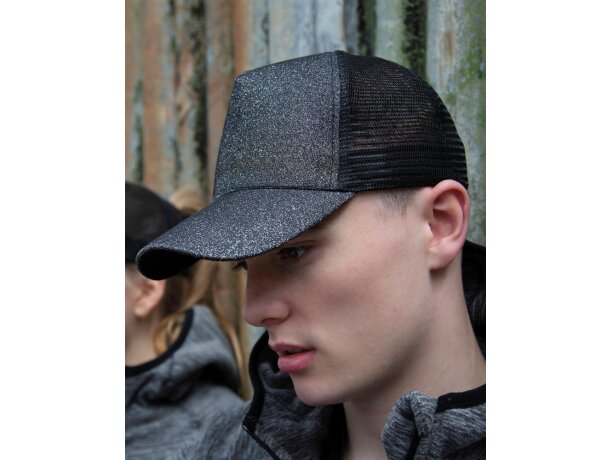 Gorra New York Negro detalle 1