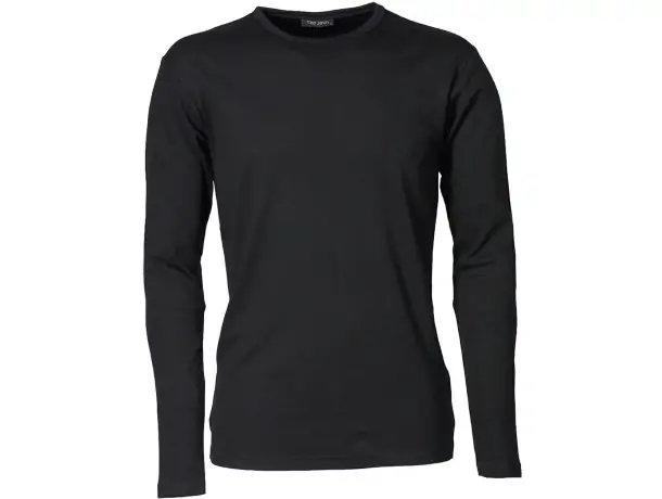 Camiseta manga larga algodón orgánico certificado 220g hombre