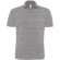 Polo piqué manga corta unisex 220 gr Gris brezo