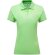 Polo manga corta de mujer entallado 180 gr Menta neon