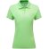 Polo manga corta de mujer entallado 180 gr Menta neon