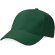 Gorra de algodón peinado grueso verde
