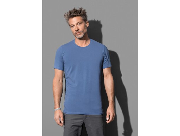 Camiseta de hombre alta calidad 170 gr Zafiro detalle 1