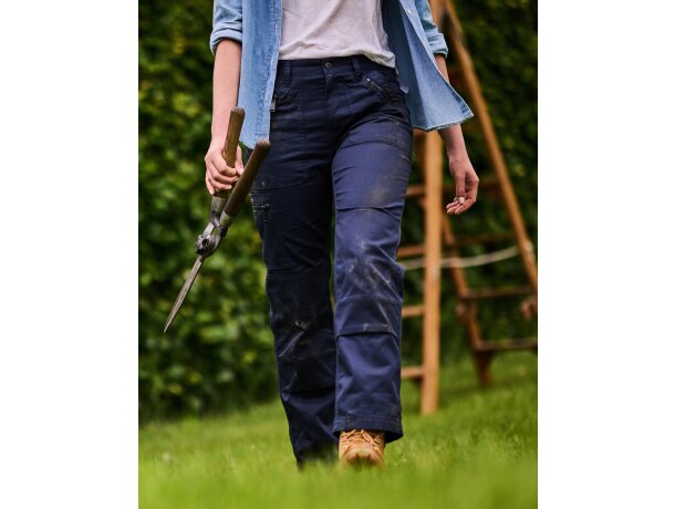 Pantalones promocionales unisex en 100% algodón 245 g/m2 Pro-action Marino detalle 5