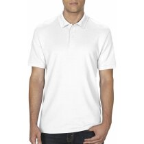 Polo manga corta tejido mixto unisex 205 gr blanco