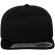 Gorra Snapback 6 panles ajustada Negro detalle 3