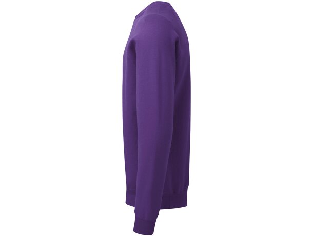 Sudadera de hombre personalizada poliéster 280 g/m2 Morado detalle 2