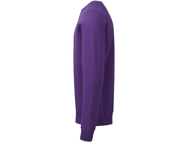 Sudadera raglan de hombre Morado detalle 2