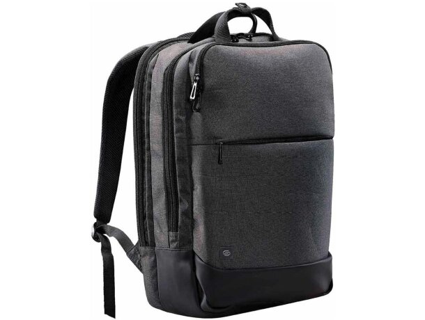 Mochila Yaletown Commuter poliéster 20L panel malla transpirable Gris brezo detalle 5