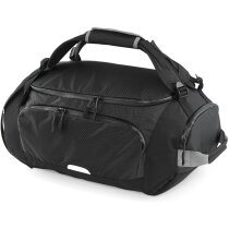 Mochila SLX 30L ripstop negro compartimentos zapatos