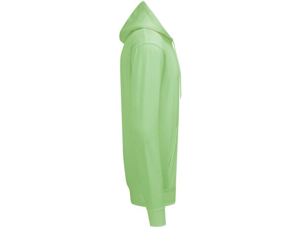 Sudadera con capucha hombre de poliéster 280 g/m2 Menta neon detalle 3