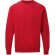 Sudadera raglan de hombre Rojo