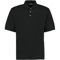 Polo de manga corta tejido mixto unisex 220 gr personalizado negro Polo de manga corta tejido mixto unisex 220 gr personalizado negro