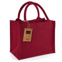 Mini bolsa de yute asas de color