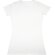 Camiseta de mujer en algodón orgánico 155 gr para empresas blanca