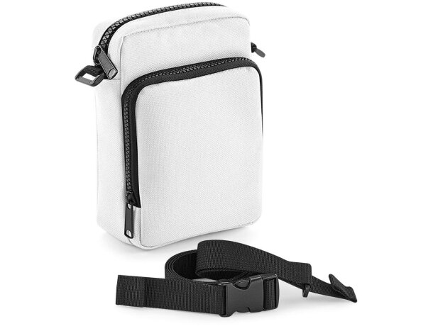 Bandolera Reporter Modulr transformable multibolsillos 600D Azul royal brillante detalle 4