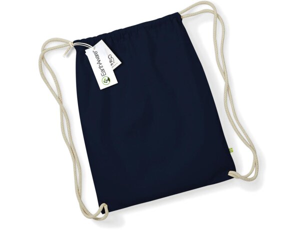 Bolsa mochila de algodón orgánico muy resistente personalizado