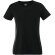 Camiseta de mujer manga corta técnica 135 gr personalizada negra