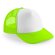 Gorras vintage para sublimación baratas fluorescent verde/blanco