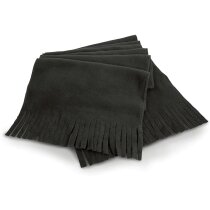 Bufanda polar básica personalizada negra