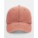 Gorras de béisbol algodón 6 paneles cierre latón Orange