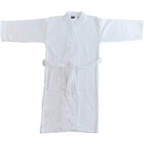 Albornoz unisex en algodón 550 gr personalizado blanco Albornoz unisex en algodón 550 gr personalizado blanco
