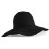 Sombrero de ala ancha ecológico Negro
