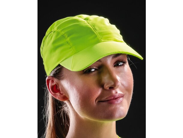 Gorra Spiro impacto - estilo y rendimiento Verde militar detalle 2