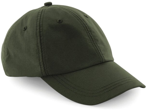 Gorras béisbol unisex transpirable de nylon Ripstop Outdoor Oliva detalle 2