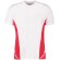 Camiseta Team Cuello V Gamegear Cooltext hombre personalizada blanco y gris