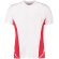 Camiseta técnica Cuello V Gamegear Cooltext personalizada blanco/gris